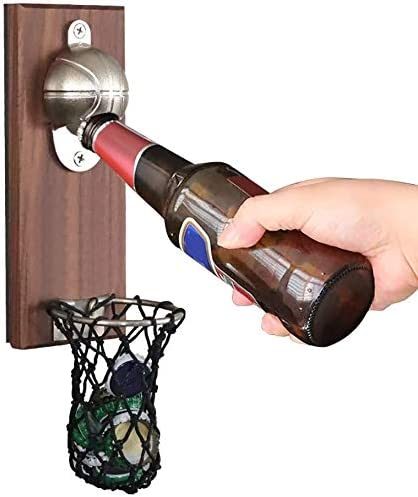 basketball wall mounted beer bottle opener